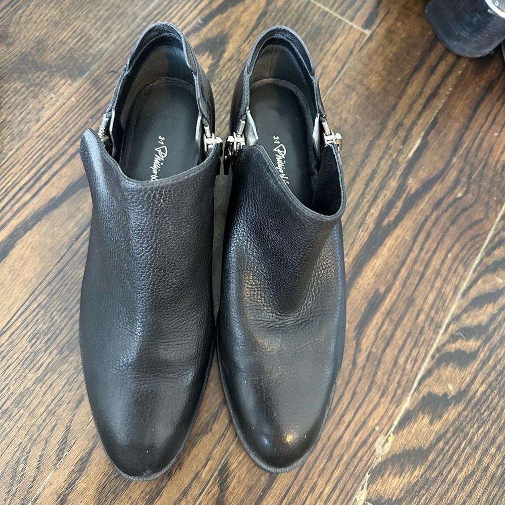 3.1 Phillip Lim Alexa Black Ankle Boots Sleek Leather Design